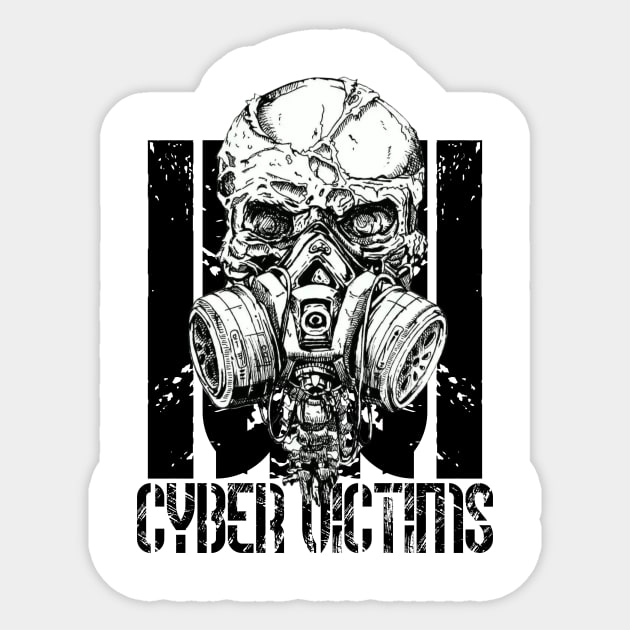 Cyber Victims Art Sticker by Behemoth